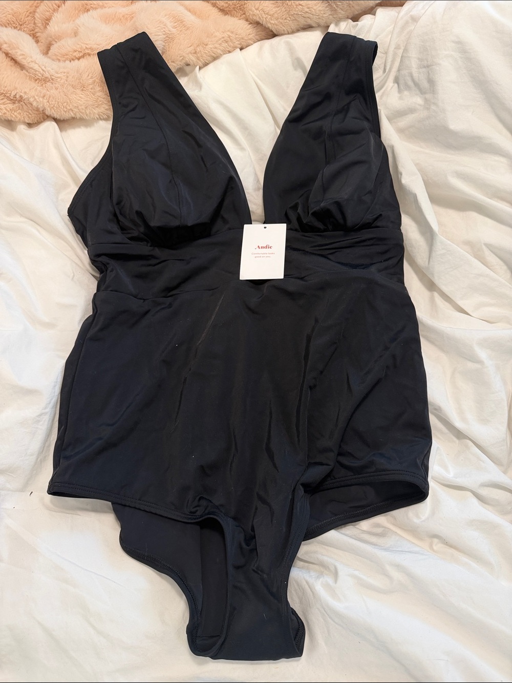 Andie Black One-Piece Swimsuit